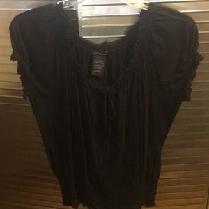 Ladies XL black Grace Elements top